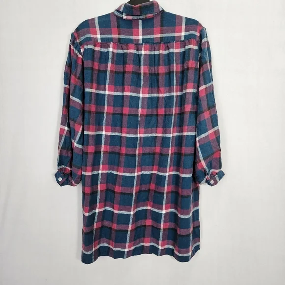 Victoria's Secret Gold Label Womens Flannel PJ Plaid Vintage Size S - Picture 7 of 7